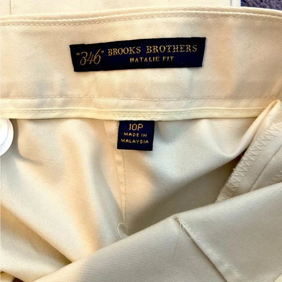 Brooks Brothers pants bundle in size 10p in ln lite darker beige! 2 for $40 - Picture 2 of 9